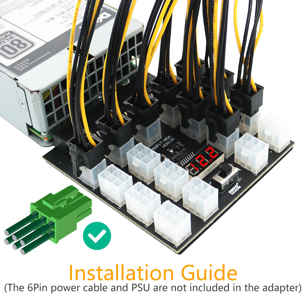 Para DELL 750W 1100W 1600W 200 - 2400W Server Psu Breakout Board reseña y precio
